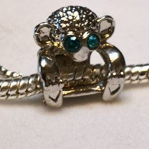 new A monkey with heavenly blue eyes. A charm for good luck and health.